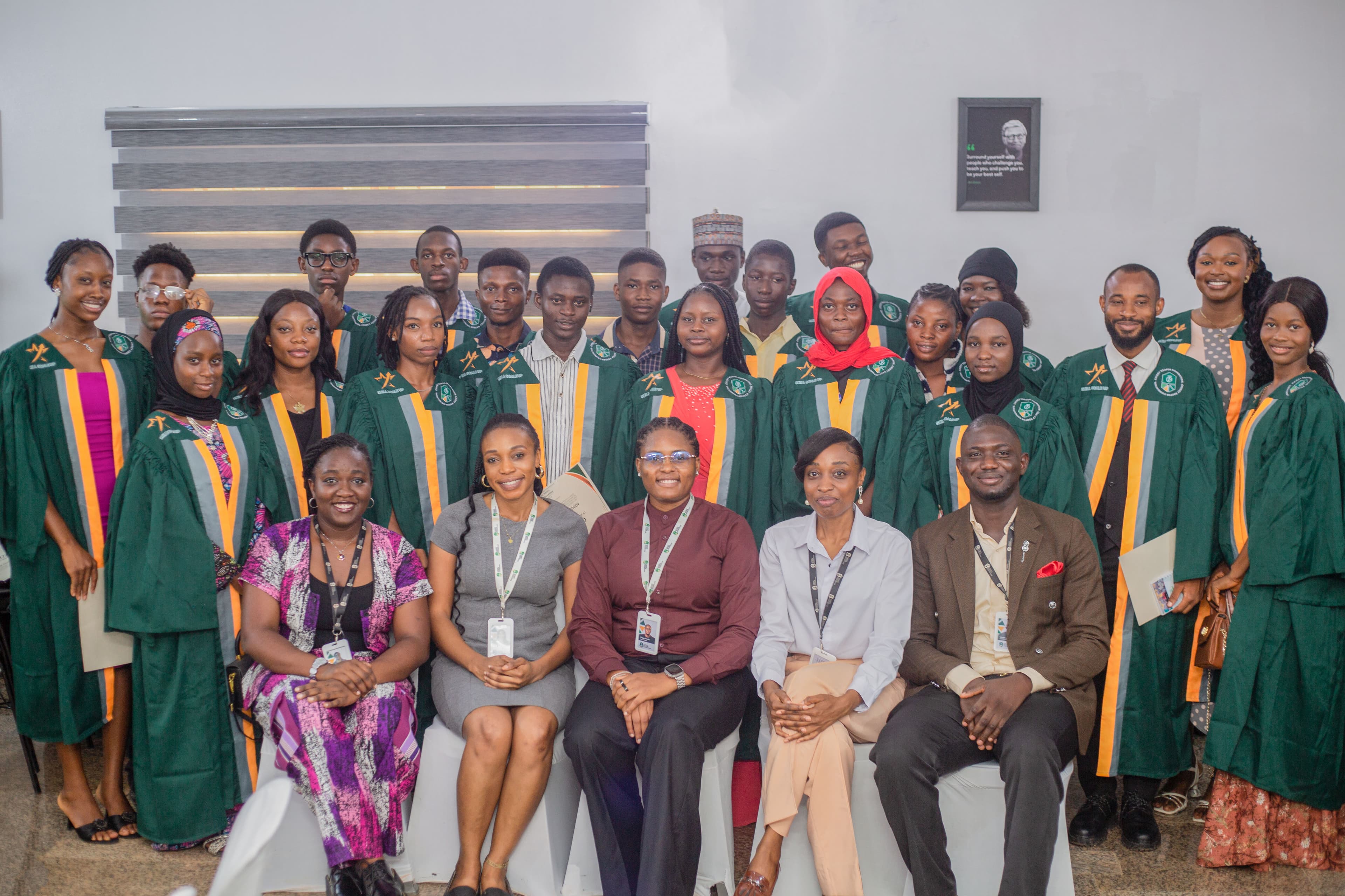 CNF Skill Scale-Up Cohort 3 graduates and staff at the graduation ceremony in Kurudu, Abuja