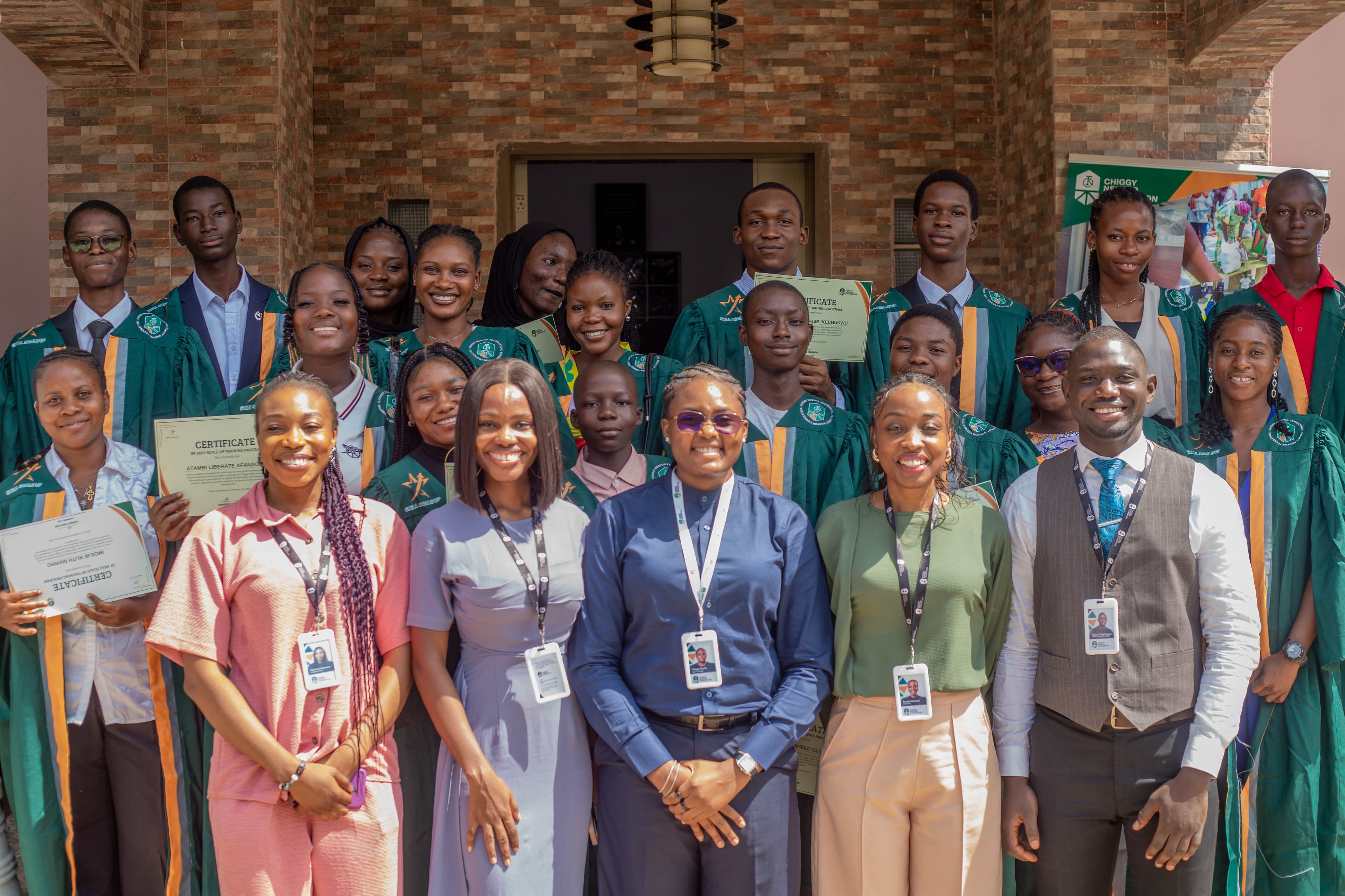 CNF Skill Scale-Up Cohort 2 graduates and staff at the graduation ceremony