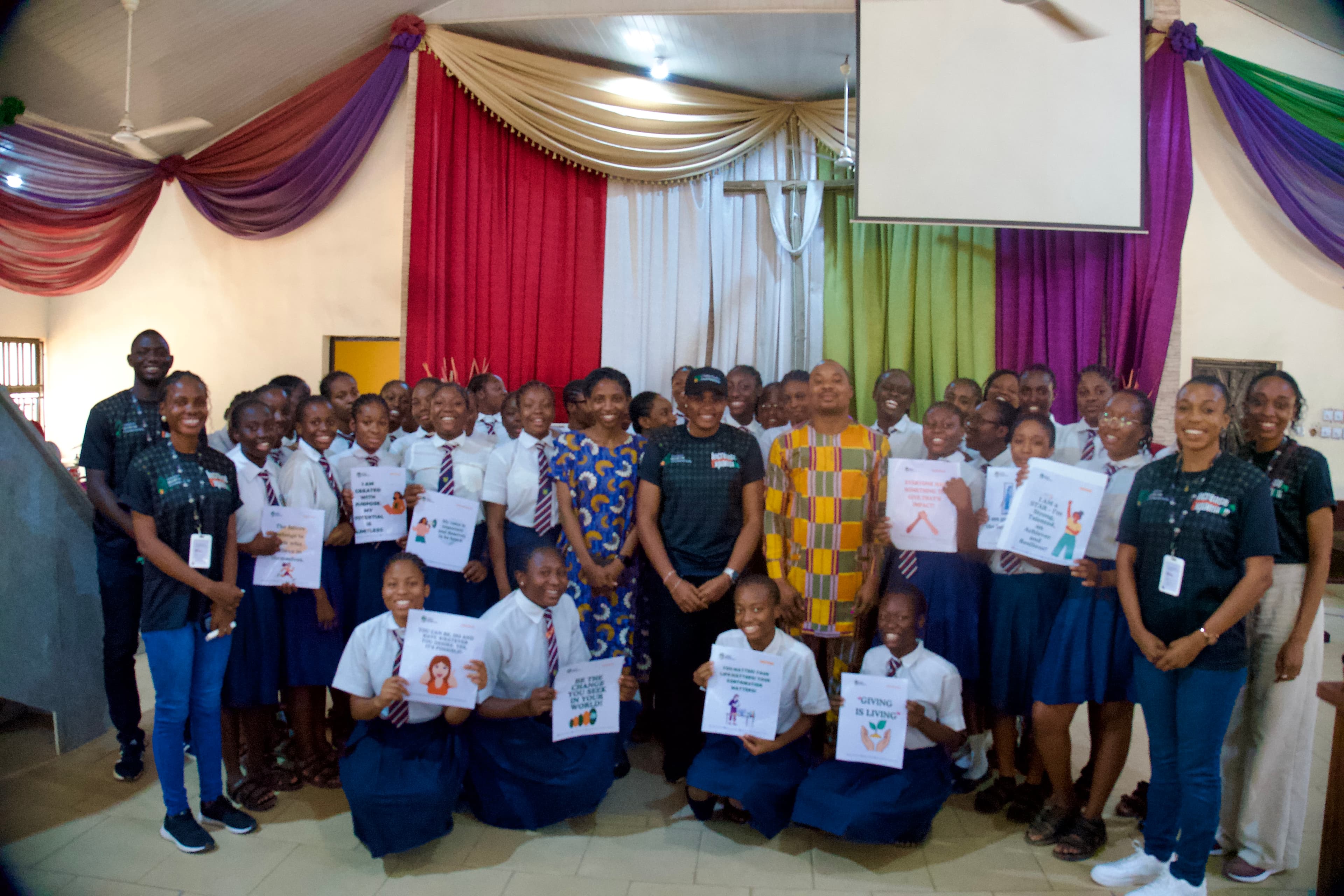 CNF International Women's Day outreach at AGGS Gudu