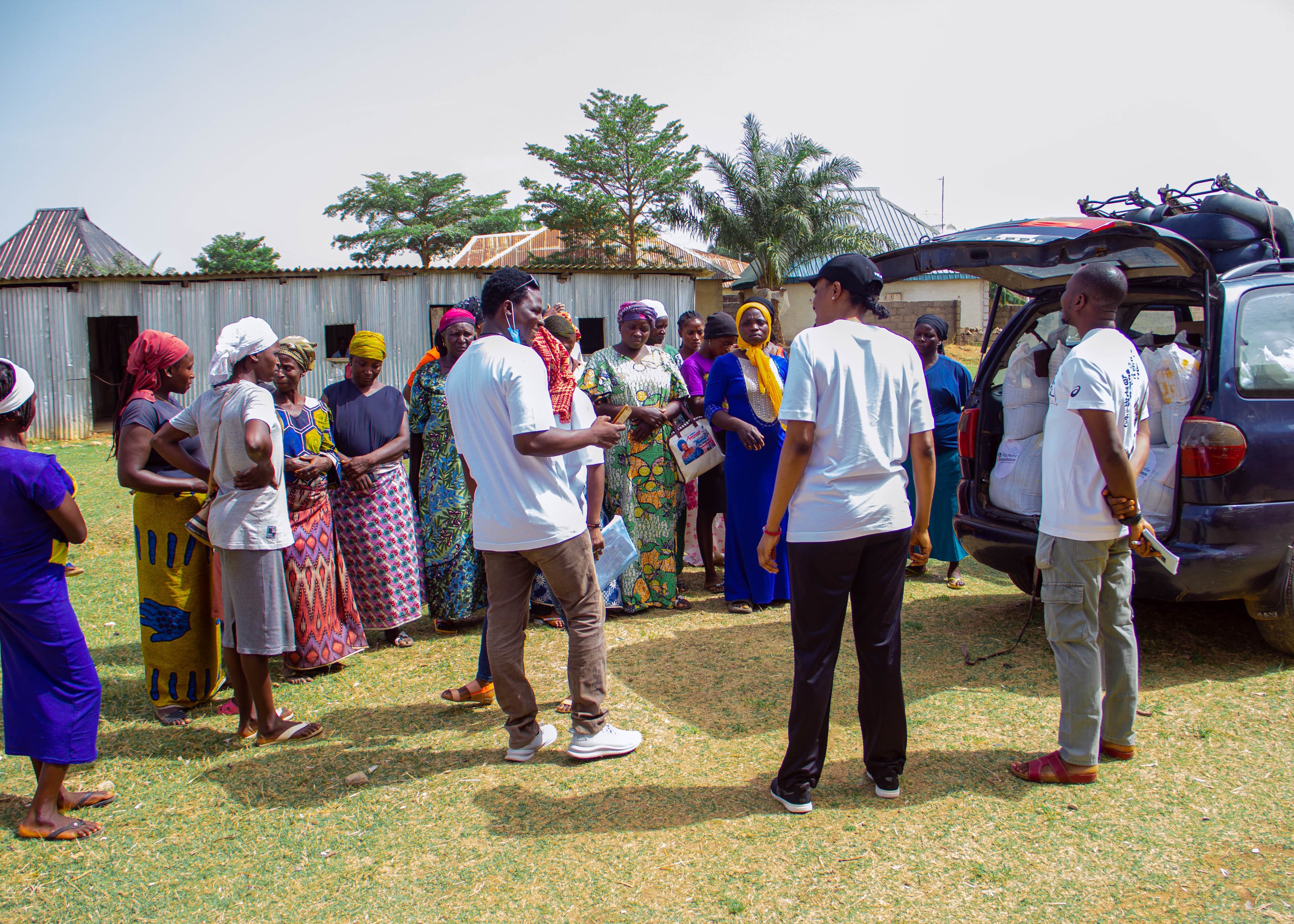 CNF food relief outreach in Mangu, Plateau State